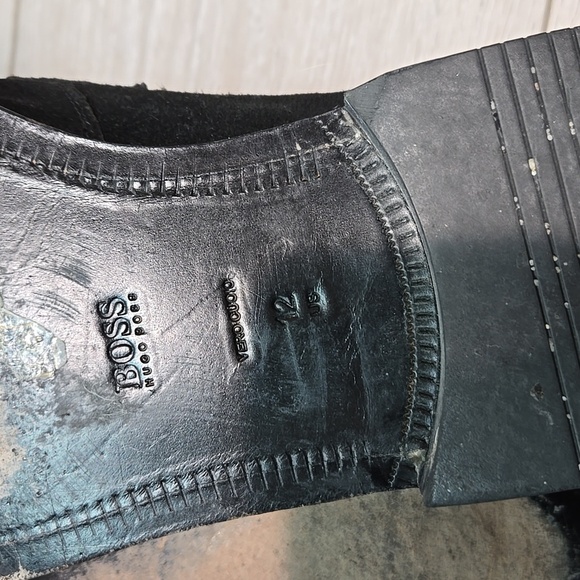 Boss Hugo Boss Mens 50191459 Suede Oxford office Loafer shoes sz 12 - Picture 13 of 14